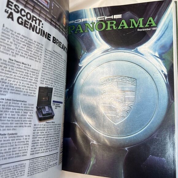 Porsche Panoramic Hardcover Bounded Magazines Vintage 1983 July-DEC PCA - Picture 6 of 11
